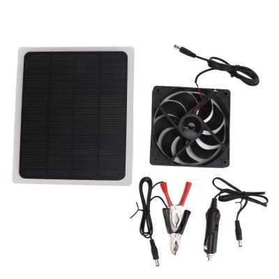 10W 12V USB Solar Panel Powered Fan Watertight Appliances for Traveling Small Chicken Coops, Solar Panel Fan Kit, Greenhouses, Sheds, Pet Houses, Window deplete, Solar Panel Fan Kit, 10W 12V USB S