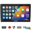 2025 CUSP Car Stereo Radio GPS 9 Inch Android Double Din Navigation HD 1280*720 Pixel Touch Screen Bluetooth FM Wirelss Apple Car Play,Mirror Link,Camera,In Dash Kit Auto Multimedia Player Head Unit view 1