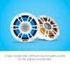 Garmin Fusion Signature Series 3i Marine Coaxial Speakers, 6.5" 230-watt CRGBW Coaxial Sports White Marine Speakers (Pair) view 3