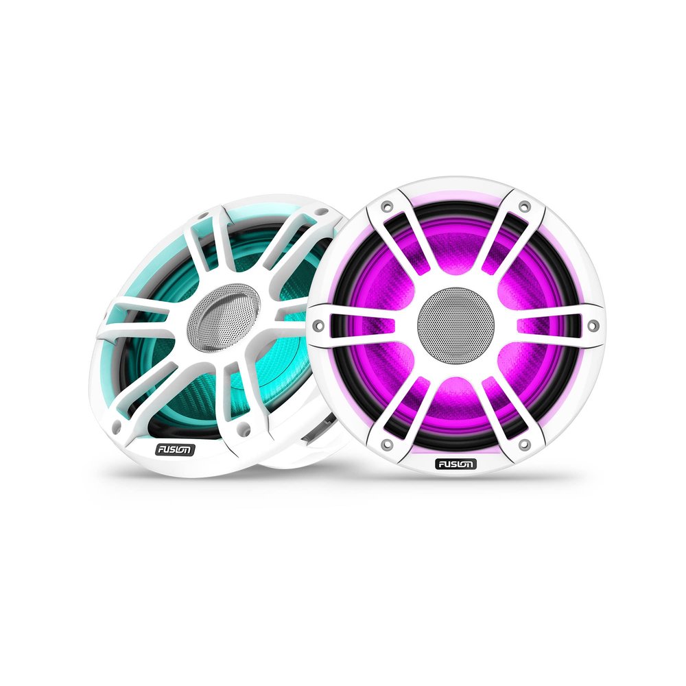 Garmin Fusion Signature Series 3i Marine Coaxial Speakers, 8.8" 330-watt CRGBW Coaxial Sports White Marine Speakers (Pair)