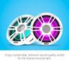 Garmin Fusion Signature Series 3i Marine Coaxial Speakers, 8.8" 330-watt CRGBW Coaxial Sports White Marine Speakers (Pair) view 3