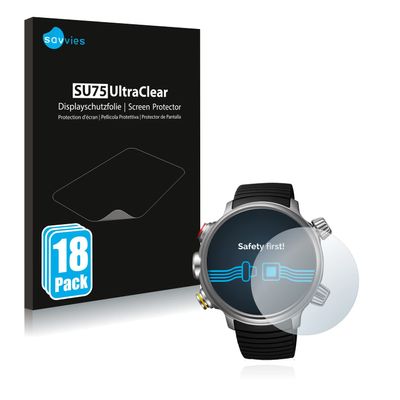 savvies Screen Protector Compatible with Citizen Promaster Land BN4021-02E Protection Film Clear 18-Pack