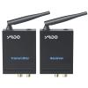 YMOO 2.4GHz Wireless Audio Transmitter Receiver (1 TX+1 RX), 20ms Ultra Low Latency HiFi Audio, 320ft Long Range RCA Jack Adapter for Powered Speaker/Soundbar to TV/PC/CD Player/Computer/Projector view 1