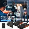 BovBox 1TX*3RX Wireless HDMI Tansmitter and Receiver 2.4/5.8GHz 1080P Full HD,with HDMI Loop-Out and IR Remote Control for DSLR Camera Projector Laptop view 2