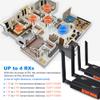 BovBox 1TX*3RX Wireless HDMI Tansmitter and Receiver 2.4/5.8GHz 1080P Full HD,with HDMI Loop-Out and IR Remote Control for DSLR Camera Projector Laptop view 4
