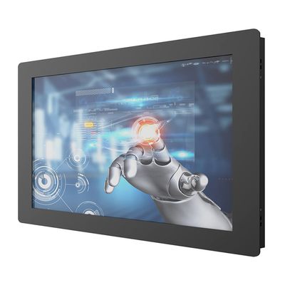 Industrial Monitor with Resistive Touch Screen Embedded Panel PC Monitor (14 inch, VGA+dvi(Resistive Touch))