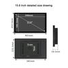 Industrial Monitor with Resistive Touch Screen Embedded Panel PC Monitor (15.6 inch, VGA+DVI(Nnon-Touch)) view 2