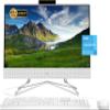 HP 2022 All-in-One Desktop, 21.5" FHD Display, Intel Celeron J4025 Processor, 16GB RAM, 512GB PCIe SSD, Webcam, HDMI, RJ-45, Wired Keyboard&Mouse, WiFi, Windows 11 Home, White view 1
