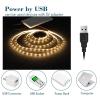 TOPXCDZ LED Strip Ligths for TV USB LED Lights Flexible Neon Light Strip DC 5V SMD2835 LED Tape Light Home Party Decoration LED Light (5M, Warm White) view 2