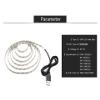 TOPXCDZ LED Strip Ligths for TV USB LED Lights Flexible Neon Light Strip DC 5V SMD2835 LED Tape Light Home Party Decoration LED Light (5M, Warm White) view 4