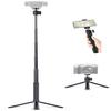 JCWINY 30" Tall Webcam Stand Tripod Extendable Desktop Tabletop Webcam Tripod Web camera Mount Aluminum Desk Tripods Stand for Logitech Brio Webcams C925e C922x C930e C922 C930 C920 C615 iPhone Camera view 1