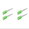 SpeedyFiberTX 2-Pack 55 Meter SC/APC to SC/APC 3.0mm White Simplex Riser OFNR Fiber Patch Cable, Corning SMF-28 Singlemode 9/125um Ultra Fiber, OS1/OS2 Compatible view 1