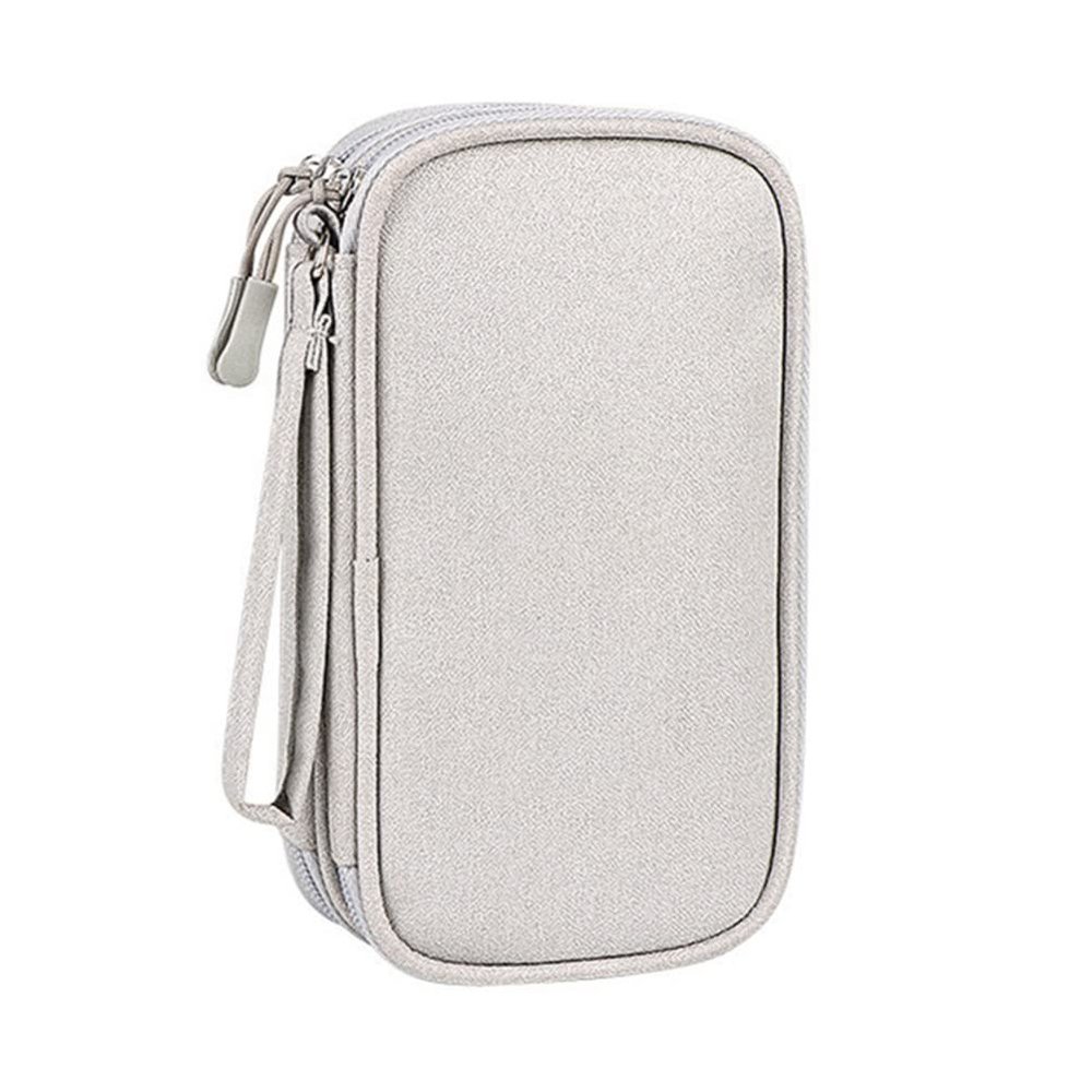 Mobestech Portable Electronics Organizer Bag Storage Case for Cables Earphones Usb Drives and Chargers for Travel and Business Trips