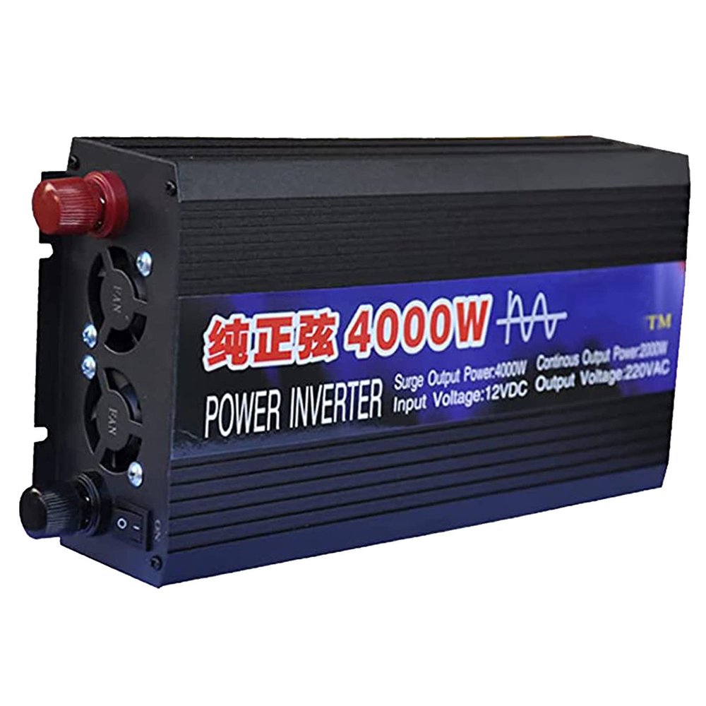 3000W/4000W/5000W/6000W Pure Sine Wave Inverter Dc Power Inverters DC 12V 24V 48V/60V To AC 110V 220V High Efficient Power Inverter For Car Device/Laptop/Camera/Cell Phone,Outdoor,4000W-12Vto110V