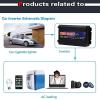 3000W/4000W/5000W/6000W Pure Sine Wave Inverter Dc Power Inverters DC 12V 24V 48V/60V To AC 110V 220V High Efficient Power Inverter For Car Device/Laptop/Camera/Cell Phone,Outdoor,3000W-12Vto110V view 2