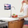 Aokicase For Kindle Holder Multifunctional Support ABS Materials Kindle Stand Holder for Tablets, Kitchen Hooks, Accessories Rack, for Kitchen, Bathroom and Bedroom (Kindle, White) view 3