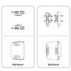 Aokicase For Apple Mac Mini TV Holder Multifunctional Support Router Apple Mac Mini TV Box Stand Wall Mount Stand Accessory Rack (Apple Mac Mini, Left and Right Pylon) view 4