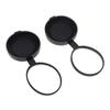 2 Pieces Binoculars Protective Rubber Objective Lens Cap 42mm for Telescope with Outer Diameter 52-54mm view 2