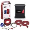 Soundigital 400.4 EVOX 4 Ohm 4 Channel Compact Amplifier Bundled with + (1) 8Ga Amplifier Wiring Kit (Renewed) view 1