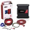 Soundigital 400.4 EVOX 4 Ohm 4 Channel Compact Amplifier Bundled with + (1) 8Ga Amplifier Wiring Kit view 1