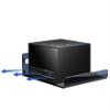 For Amazon Fire TV Holder Wall Hanger Stand Translucent Wall Mount Stand Transparent Stand Amazon Fire TV Accessories Rack (Amazon Fire TV, Black) view 3
