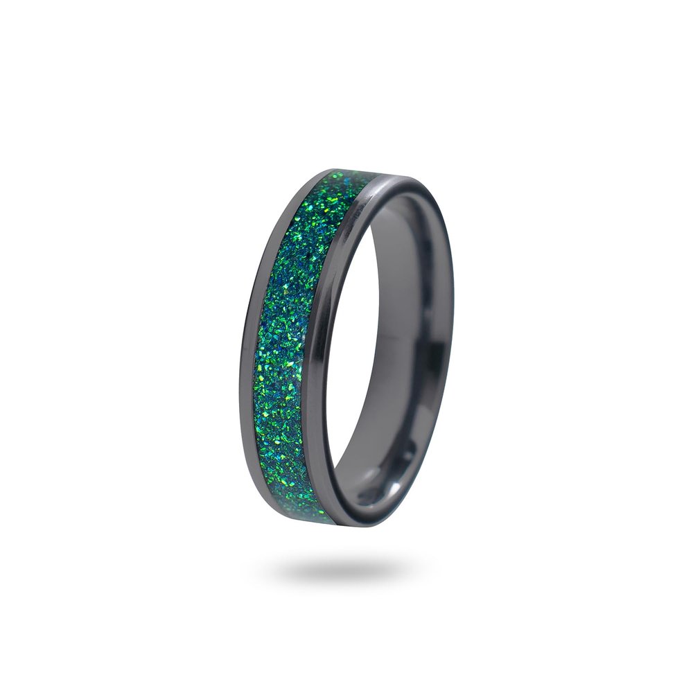 CNICK Tesla Smart Ring Accessories: Ceramic Ring for Model 3/Y/X/S and Cybertruck to Replace Key Card Key fob. (Opal, 9.5)