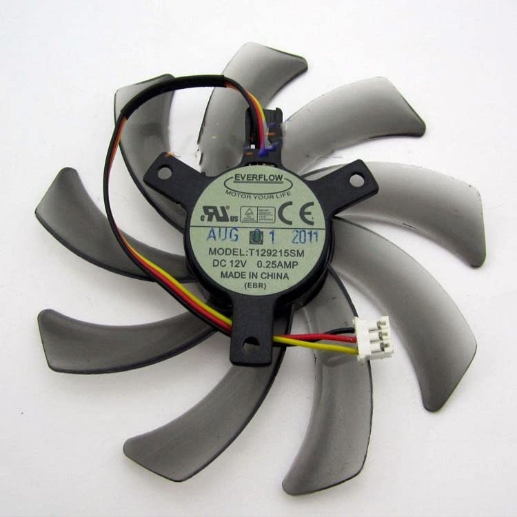 for T129215SM 12V 0.25A 9.5CM 3-Wire Cooling Fan