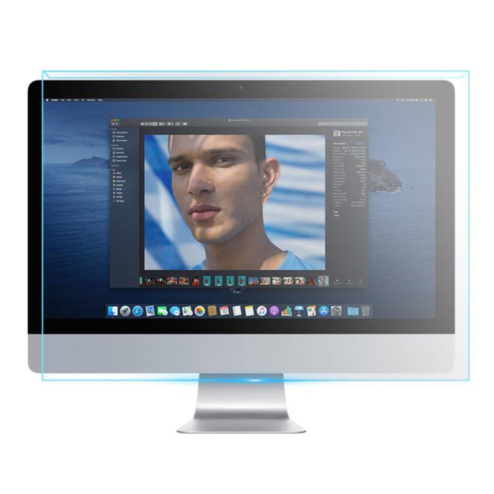 LIGUOYI 17-32in Computer Blue Light Blocking Screen Protector, Harmful UV Block Filter, 3mm Thick, Antis-Scratch, HD Eye Protection Screen Protector Film, Removable, Reusable