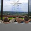 SCOOYEEES Silent USB Powered Ceiling Fan with Remote Control Timing 4 Speed, Quiet Small DC Plug in Ceiling Fan Hanging Fan for Camping Bed RV Tent Canopy Room view 2