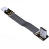 QJJ USB 2.0 Type-C Male to Micro-B Male OTG Flat Cable (20cm, T1B-W3R) view 1