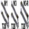 QJJ USB 2.0 Type-C Male to Micro-B Male OTG Flat Cable (20cm, T1B-W3R) view 3