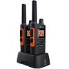 Cobra RX680 2 Watt Rugged Walkie Talkies - ( 2 Pack ) & HHRT50 Road Trip Cb Radio - Emergency Radio, Travel Essentials, 2-Way Handheld Black Radio with Rooftop Magnet Mount Antenna view 3