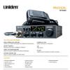 Uniden PRO520XL Pro Series 40-Channel CB Radio + RoadPro RPPS-220 Platinum Series 12V 3-Pin Plug Fused Replacement CB Power Cord view 3