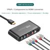 Component to HDMI Converter Upscaler, YPbPr to HDMI Converter Upscaler Support 1080P view 3