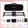KONOVA P1S3 Wireless Motorized Carbon Slider Parallax Panorama Video for DSLR, Mirrorless, Mobile Phone with Carry Bag (100cm (39.4")) view 2