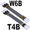 QJJ USB3.0 Type-C Male to Micro-B Female OTG Flat Cable (10cm, T5T-W6B) view 3