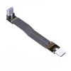 QJJ USB 2.0 Micro-B Male to Micro-B Male OTG Flat Cable 13pin (3cm, W3R-W3R) view 1
