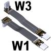 QJJ USB 2.0 Micro-B Male to Micro-B Male OTG Flat Cable 13pin (3cm, W3R-W3R) view 3