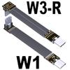 QJJ USB 2.0 Micro-B Male to Micro-B Male OTG Flat Cable 13pin (3cm, W3R-W3R) view 4