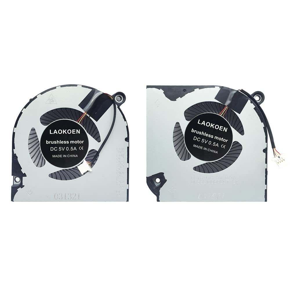 New Replacement Cooling Fans for Acer Nitro 5 AN515-54 AN515-43 N18C3 AN515-54-599H AN515-54-5695 AN517-51 Nitro 7 AN715-51 AN715-51-73BU AN715-51-796C AN715-51-7427 A715-74G N19C5 Laptop