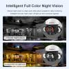 4MP 4G Solar Powered Security Camera Outdoor, Color Night Vision Surveillance Camera, Motion Detection, 2-Way Audio, Siren Alarm,IP65 Waterproof view 4
