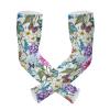 JUNZAN Gardening Arm Sleeves Farm Sun Protection Cooling Sleeves for Women Men with Thumb Hole Floral Flowers view 2