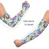 JUNZAN Gardening Arm Sleeves Farm Sun Protection Cooling Sleeves for Women Men with Thumb Hole Floral Flowers view 4