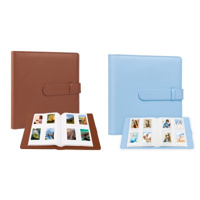 2 Pcs 256 Photos Album for Fujifilm Instax Mini Camera/Polaroid 2x3 Pictures, 2x3 Photo Album Book for Fujifilm Instax Mini 11 9 90 70 40 8 Instant Camera, Polaroid Snap PIC-300 Z2300 Camera