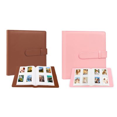 2 Pcs 256 Photos Album for Fujifilm Instax Mini Camera/Polaroid 2x3 Pictures, 2x3 Photo Album Book for Fujifilm Instax Mini 11 9 90 70 40 8 Instant Camera, Polaroid Snap PIC-300 Z2300 Camera