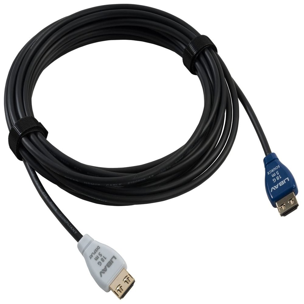 Liberty Halo Active Optical Hybrid 18G Plenum Commercial Grade in-Wall Rated Series High Speed HDMI Cables 10 Meter (35Ft)