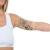 Linphelle Coverpicc - Upper Arm Cover for Picc Line, Soft Microfiber Arm Sleeve, Ideal for Picc Line, Glucose Sensor, Tattoo or Wounds, Violin Key, Size Medium view 1
