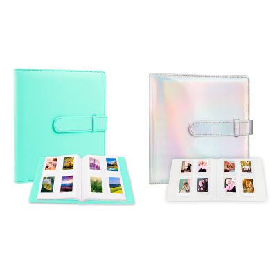 2 Pcs 256 Photos Album for Fujifilm Instax Mini Camera/Polaroid 2x3 Pictures, 2x3 Photo Album Book for Fujifilm Instax Mini 11 9 90 70 40 8 Instant Camera, Polaroid Snap PIC-300 Z2300 Camera
