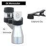 Lab Microscope Slides 8X Pocket Monocular Telescope 30X Mini Microscope with Magnifier Hood Microscope Parts (Color : Monocular) view 2