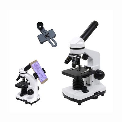 Lab Microscope Slides 40X-1600X Zoom Monocular Biological Microscope Eyepieces Microscope Parts
